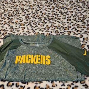 NFL Green Bay Packers Women's Green and Yellow Jersey